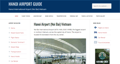 Desktop Screenshot of hanoiairportonline.com