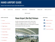 Tablet Screenshot of hanoiairportonline.com